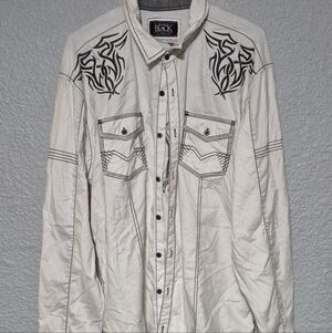 Buckle Black Button Down